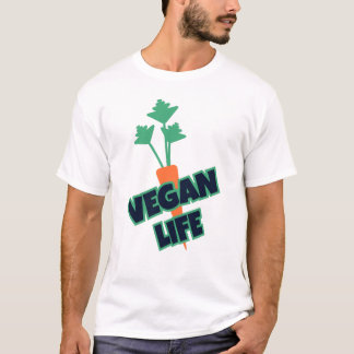 Grappig Vegan Life Carrot Gift T-shirt