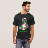 Grappig Vegan Luiaard Koolblad Vegetarisch Cadeau T-shirt (Voorkant volledig)