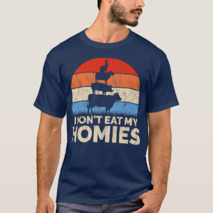 Grappig Vegan voor vrouwen... ik eet mijn huizen V T-shirt