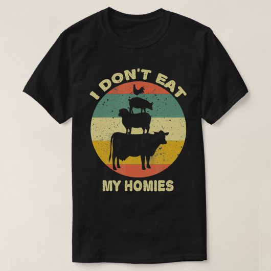 grappig veganisme gezegden t-shirt (Design voorkant)