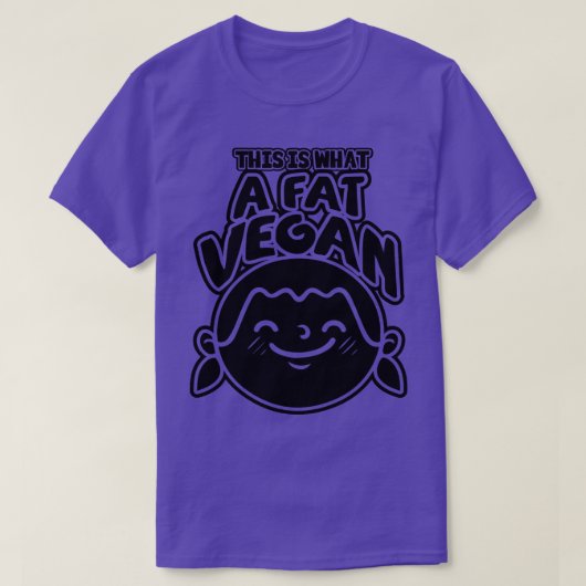 Grappig veganistisch ontwerp Vegetarisch 1 T-shirt (Design voorkant)