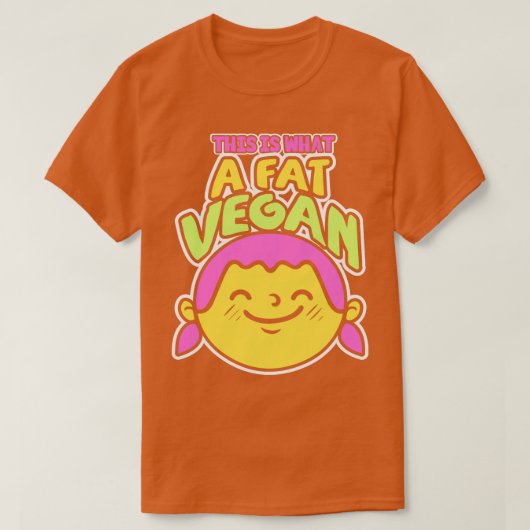 Grappig veganistisch ontwerp Vegetarisch 2 T-shirt (Design voorkant)