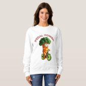 Grappig Veggie Rider T-shirt (Voorkant volledig)