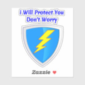 Grappig veiligheids citaat - Arbeider met helm Sticker (Vel)