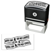 Grappig veld Hockey Goalie Custom Stamp Zelfinktende Stempel (In situ)