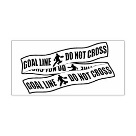 Grappig veld Hockey Goalie Custom Stamp Zelfinktende Stempel