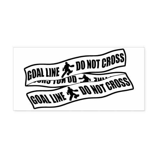 Grappig veld Hockey Goalie Custom Stamp Zelfinktende Stempel (Design)