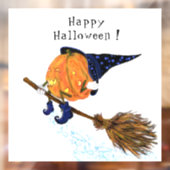 Grappig venster Cling Halloween Heksenpompoen Vlie Raamsticker (Vel 2)