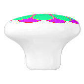 Grappig ventilator Power Bloom I + je rug. en idee Keramische Knop (Zijkant)