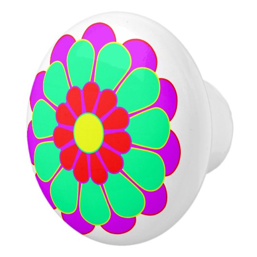 Grappig ventilator Power Bloom I + je rug. en idee Keramische Knop (Rechts)