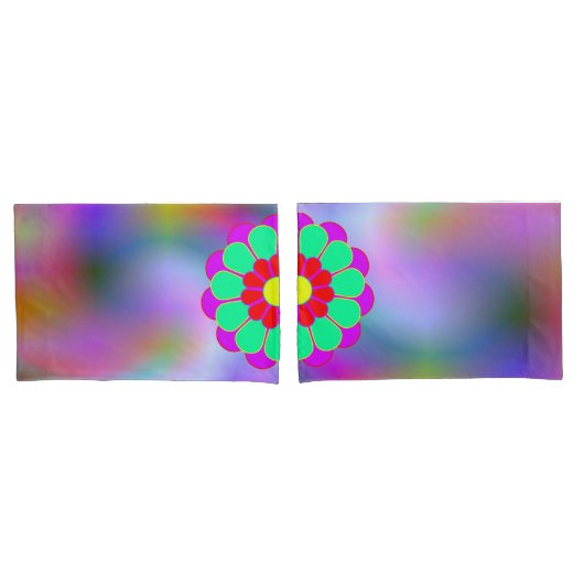 Grappig ventilator Power Bloom I + je rug. en idee Kussensloop (Voorkant-Set)
