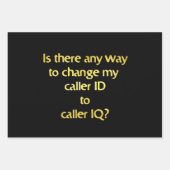 Grappig veranderen van ID naar IQ Joke Inpakpapier Vel (Voorkant)