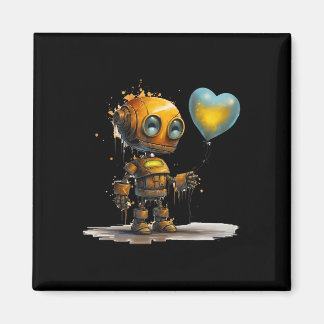 Grappig Verbazingwekkend Valentijn Liefde Robot Me Magneet