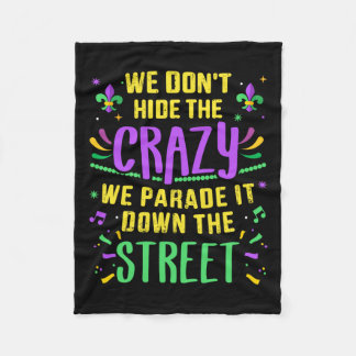 Grappig Verberg geen Gekke Parade in de straat Mar Fleece Deken