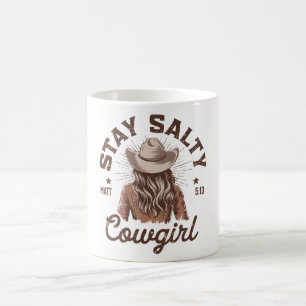 Grappig verblijf Salty Cowgirl Koffiemok