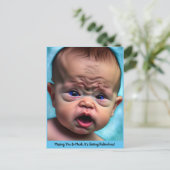 Grappig verdrietig Miss Mist u Vriendschap kaart S (Staand voorkant)