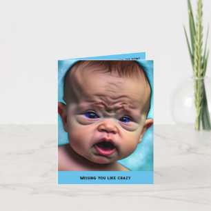 Grappig verdrietig Miss Mist u Vriendschap kaart S