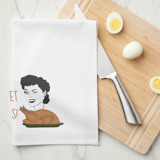 Grappig, vergeet de Thanksgiving van Giblets niet Theedoek (Quarter Fold)