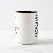 Grappig Verjaardag Custom Hilarische Leeftijd Joke Tweekleurige Koffiemok (Center)