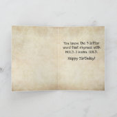 Grappig verjaardag... - Ik zal het woord OUD niet Kaart (Binnen)