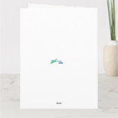 Grappig Verjaardag Wenskaart / Monkey Kaart (Achterkant)