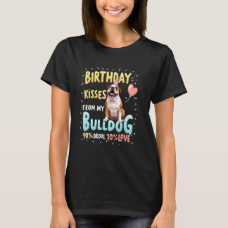 Grappig verjaardagscadeau Engelse Bulldog Hond T-shirt