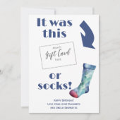 Grappig Verjaardagscadeau Kaart Voucher Holder (Voorkant)