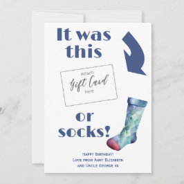 Grappig Verjaardagscadeau Kaart Voucher Holder