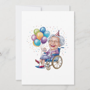 Grappig verjaardagscadeau voor oma voor oudere tan bedankkaart