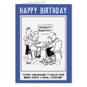 Grappig verjaardagscartoon. Antieke spoedprogramma (Voorkant)