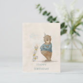 Grappig verjaardagsfeest Briefkaart (Staand voorkant)