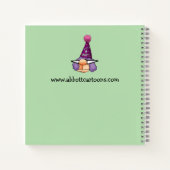 Grappig verjaardagsfeestgastenboek voor haar notitieboek (Achterkant)