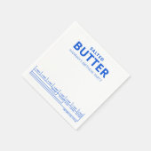 Grappig verjaardagsfeestje boter thema servet (Hoek)