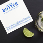 Grappig verjaardagsfeestje boter thema servet