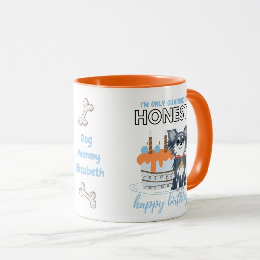 Grappig verjaardagsgeschenk voor moeder of vader v mok (Voorkant rechts)