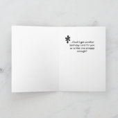 Grappig verjaardagskaart met alligator kaart (Binnen)