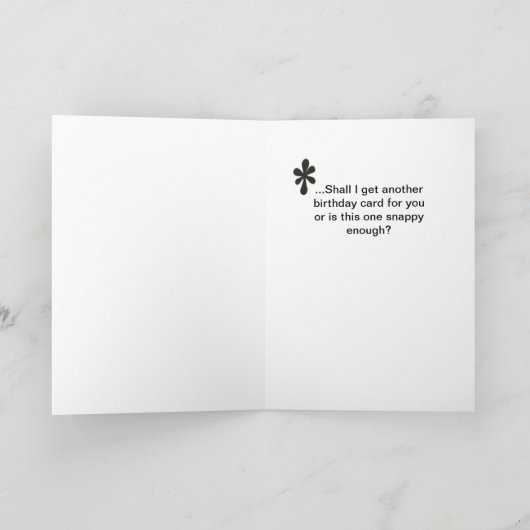 Grappig verjaardagskaart met alligator kaart (Binnen)