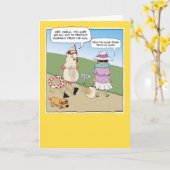 Grappig verjaardagskaart: Schaamte Kaart (Gele Bloem)