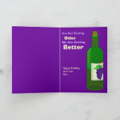 grappig verjaardagswenskaart kaart (Binnen)