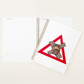 Grappig Verkeer Jam Knot Waarschuwing Road Sign Planner