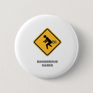grappig verkeersbord ronde button 5,7 cm