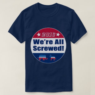 Grappig   Verkiezing 2016   We zijn allemaal in de T-shirt