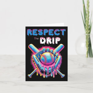 Grappig Verkoop Druppel Ice Cream Druppelend Respe Kaart