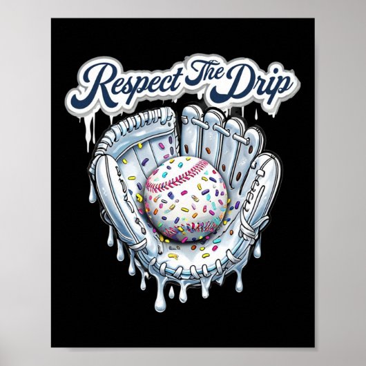 Grappig Verkoop Druppel Ice Cream Druppelend Respe Poster (Voorkant)