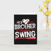 Grappig Verkopen Hey Broer Swing Kaart (Gele Bloem)