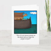 Grappig Verlaat Verjaardag Kaart (Voorkant)