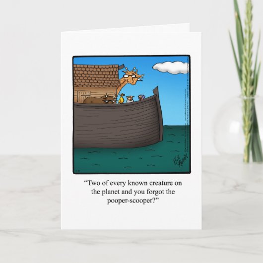 Grappig Verlaat Verjaardag Kaart (Voorkant)