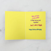 Grappig Verlaat Verjaardag Kaart Knock Knock Joke (Binnen)