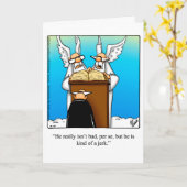 Grappig Verlaat Verjaardag Wenskaart Kaart (Gele Bloem)