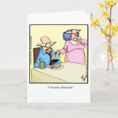 Grappig Verlaat Verjaardag Wenskaart Kaart (Gele Bloem)